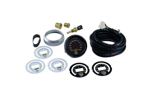 AEM 52mm Temperature (Transmission / Oil / Water) Digital Gauge AEM Gauges  AXOPROS