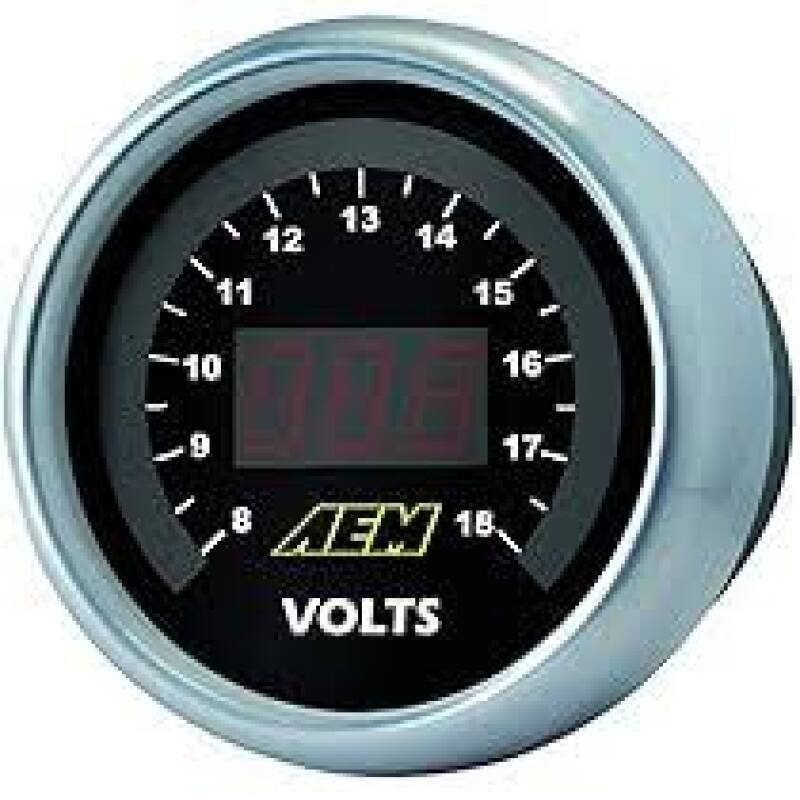 AEM 52mm Voltmeter Digital Gauge AEM Gauges  AXOPROS