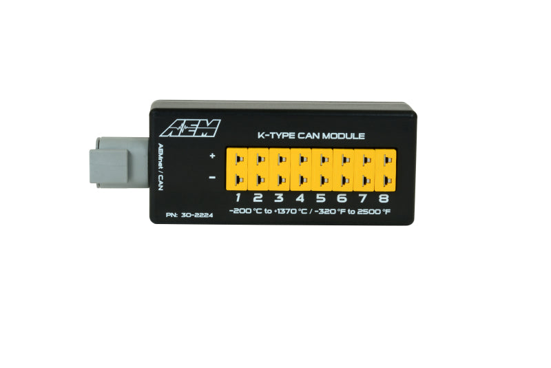 AEM 8 Channel K-Type Thermocouple EGT CAN Module AEM Data Acquisition  AXOPROS