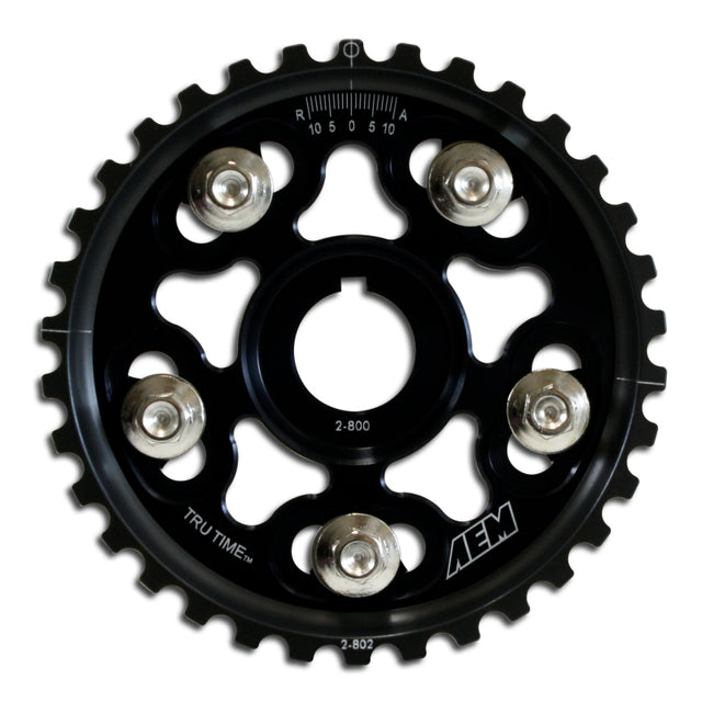 AEM 90-91 Acura Interga RS LS GS & GSR/ 99-00 Honda Civic Si Black Tru-Time Cam Gear AEM Cam Gears  AXOPROS