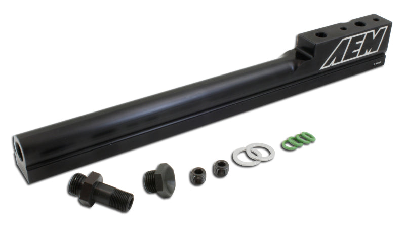 AEM 94-01 Integra Black Fuel Rail AEM Fuel Rails  AXOPROS