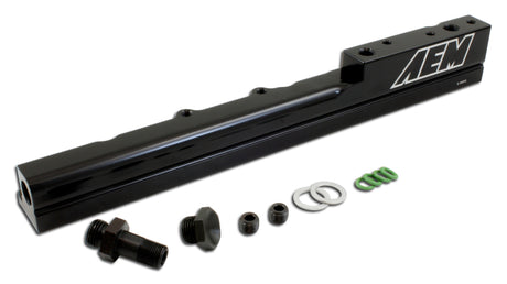 AEM 99-00 Honda Civic Si Black Fuel Rail AEM Fuel Rails  AXOPROS