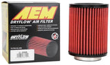 AEM Aif Filter, 3inFLG/ 5inOD/ 6-1/2inH Dry Flow AEM Induction Air Filters - Universal Fit  AXOPROS