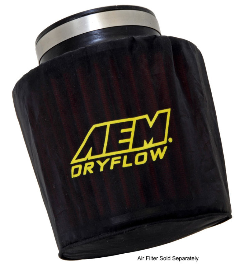 AEM Air Filter Wrap 6 in Base 5 1/4 in Top 5 in Tall AEM Induction Pre-Filters  AXOPROS