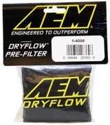 AEM Air Filter Wrap 6 in Base 5 1/4 in Top 5 in Tall AEM Induction Pre-Filters  AXOPROS