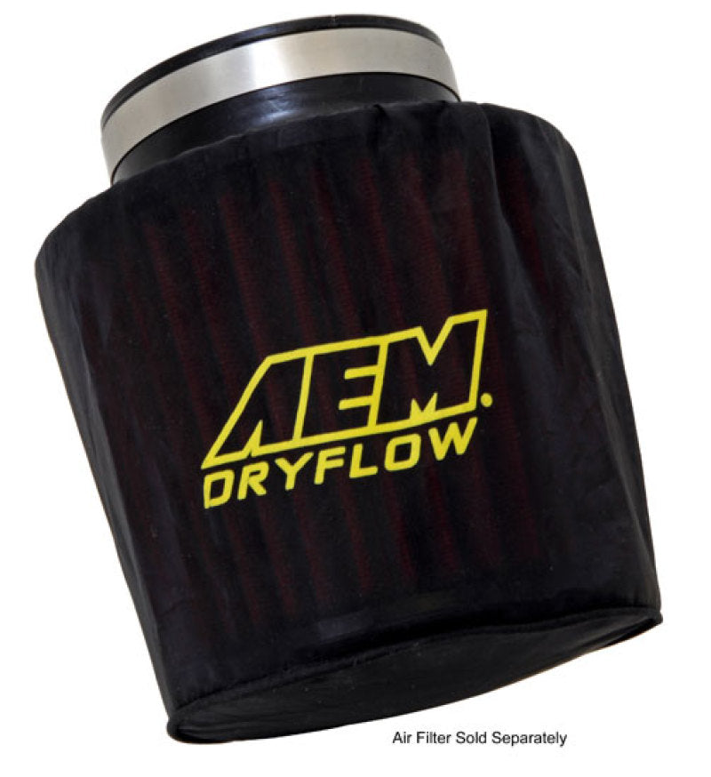 AEM Air Filter Wrap 6 in Base 5 1/4 in Top 5 in Tall AEM Induction Pre-Filters  AXOPROS