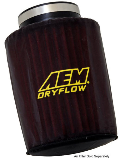AEM Air Filter Wrap 6 in Base 5 1/8in Top 7 1/8 in Tall AEM Induction Pre-Filters  AXOPROS