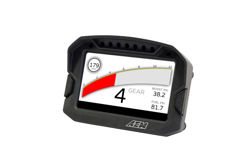AEM CD-5LG Carbon Logging Digital Dash Display w/ Internal 10Hz GPS & Antenna AEM Gauges  AXOPROS
