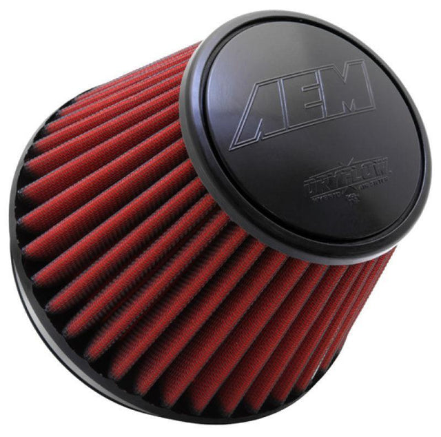 AEM Dryflow 6in. X 6in. Round Tapered Air Filter AEM Induction Air Filters - Universal Fit  AXOPROS