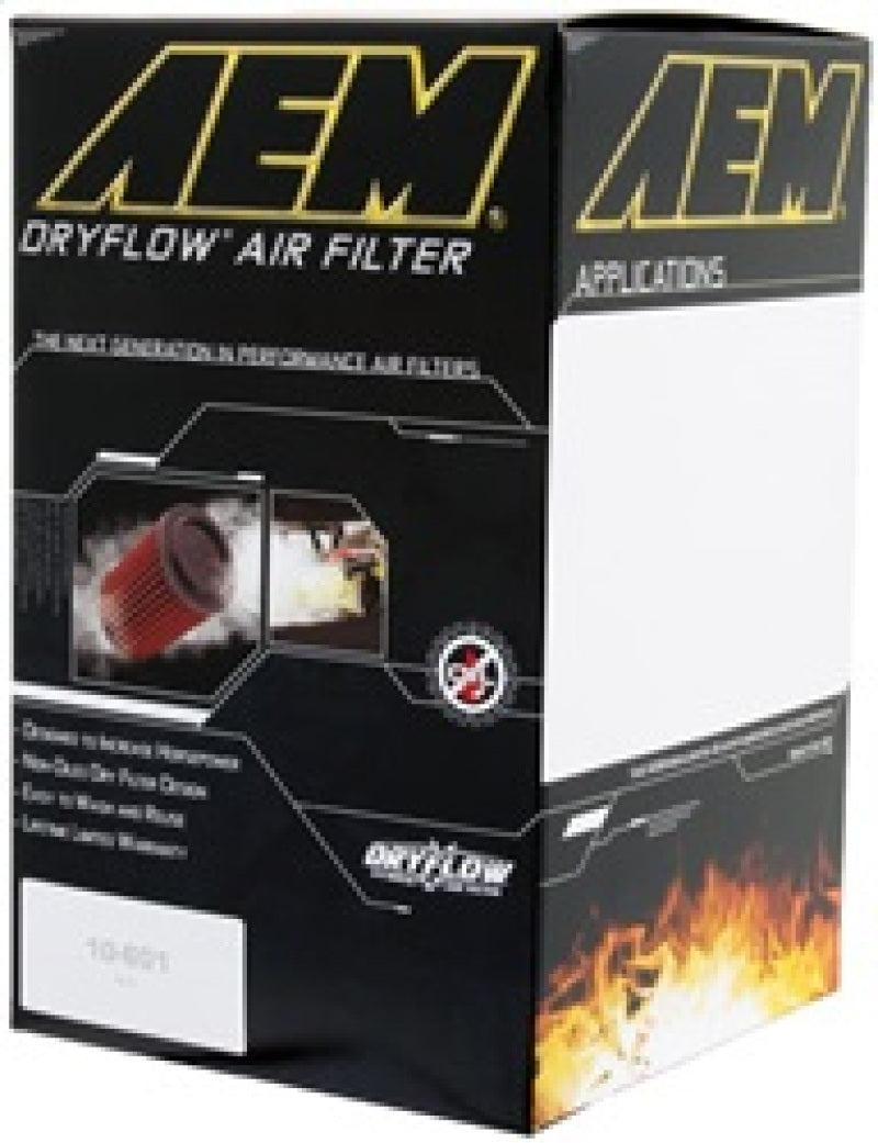 AEM DryFlow Air Filter - Round 2.75in ID x 6.25in OD x 8.25in H fits 2007-2014 Ford/Volvo AEM Induction Air Filters - Direct Fit  AXOPROS