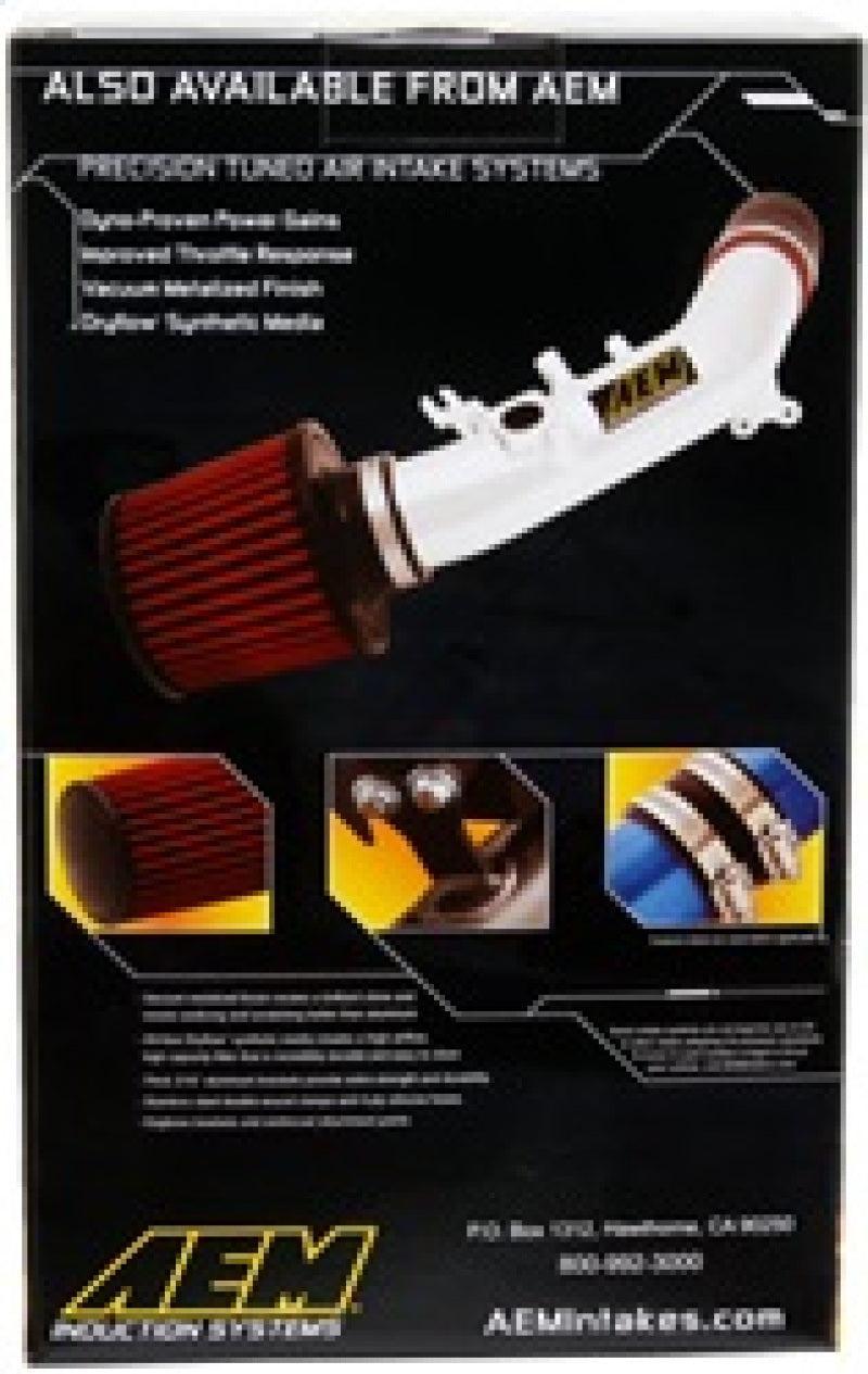 AEM DryFlow Air Filter - Round 2.75in ID x 6.25in OD x 8.25in H fits 2007-2014 Ford/Volvo AEM Induction Air Filters - Direct Fit  AXOPROS