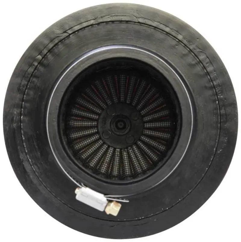 AEM Dryflow Air Filter - Round Tapered 5in Top OD x 6 Base OD x 5.563in H x 3in Flange ID AEM Induction Air Filters - Universal Fit  AXOPROS