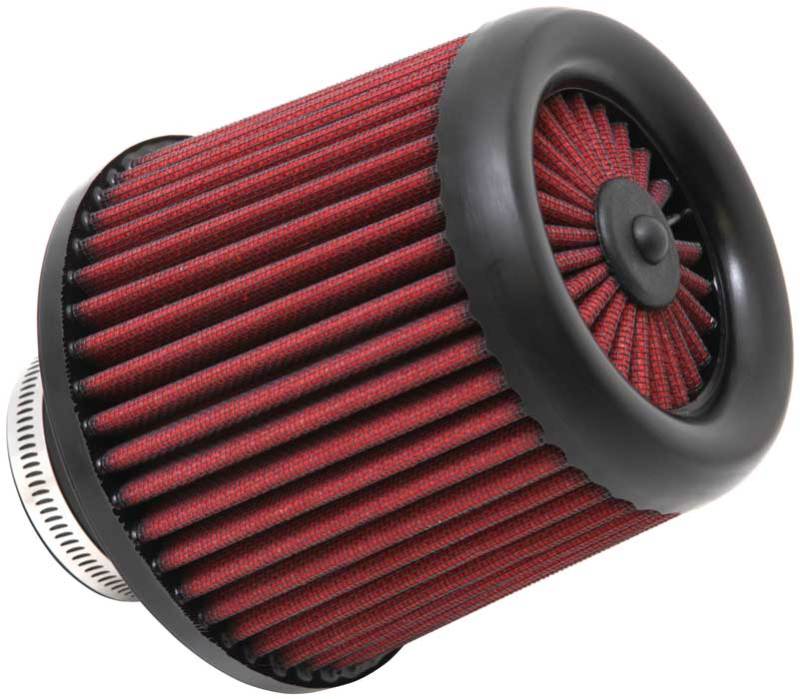 AEM Dryflow Air Filter - Round Tapered 6in Base OD x 5in Top OD x 5.5in H x 2.5in Flange ID AEM Induction Air Filters - Universal Fit  AXOPROS