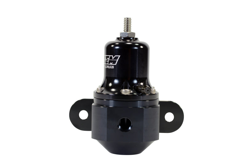 AEM High Capacity Universal Black Adjustable Fuel Pressure Regulator AEM Fuel Pressure Regulators  AXOPROS