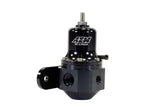 AEM High Capacity Universal Black Adjustable Fuel Pressure Regulator AEM Fuel Pressure Regulators  AXOPROS