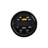 AEM X-Series 0-160 MPH Black Bezel w/ Black Face GPS Speedometer Gauge AEM
