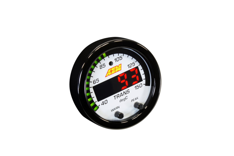 AEM X-Series Temperature 100-300F Gauge Kit (ONLY Black Bezel and Water Temp. Faceplate) AEM