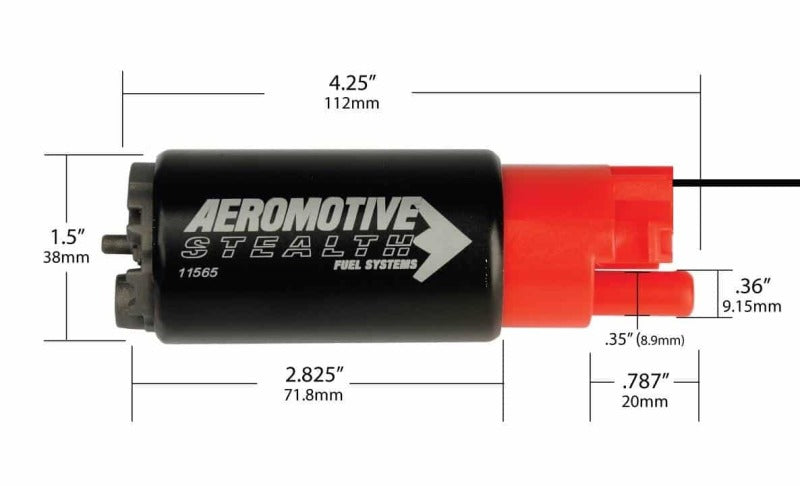 Aeromotive 325 Series Stealth In-Tank Fuel Pump - E85 Compatible - Compact 38mm Body Aeromotive Fuel Pumps  AXOPROS
