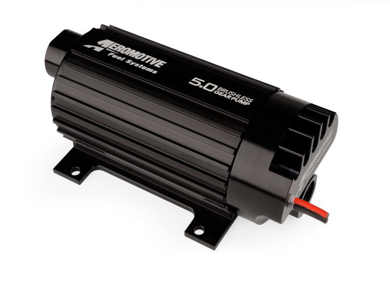Aeromotive 5.0 Brushless Spur Gear External Fuel Pump - In-Line - 5gpm Aeromotive Fuel Pumps  AXOPROS