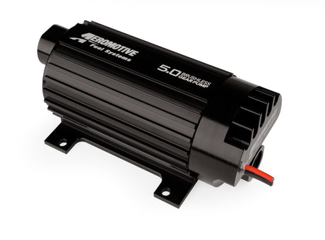 Aeromotive 5.0 Brushless Spur Gear External Fuel Pump - In-Line - 5gpm Aeromotive Fuel Pumps  AXOPROS