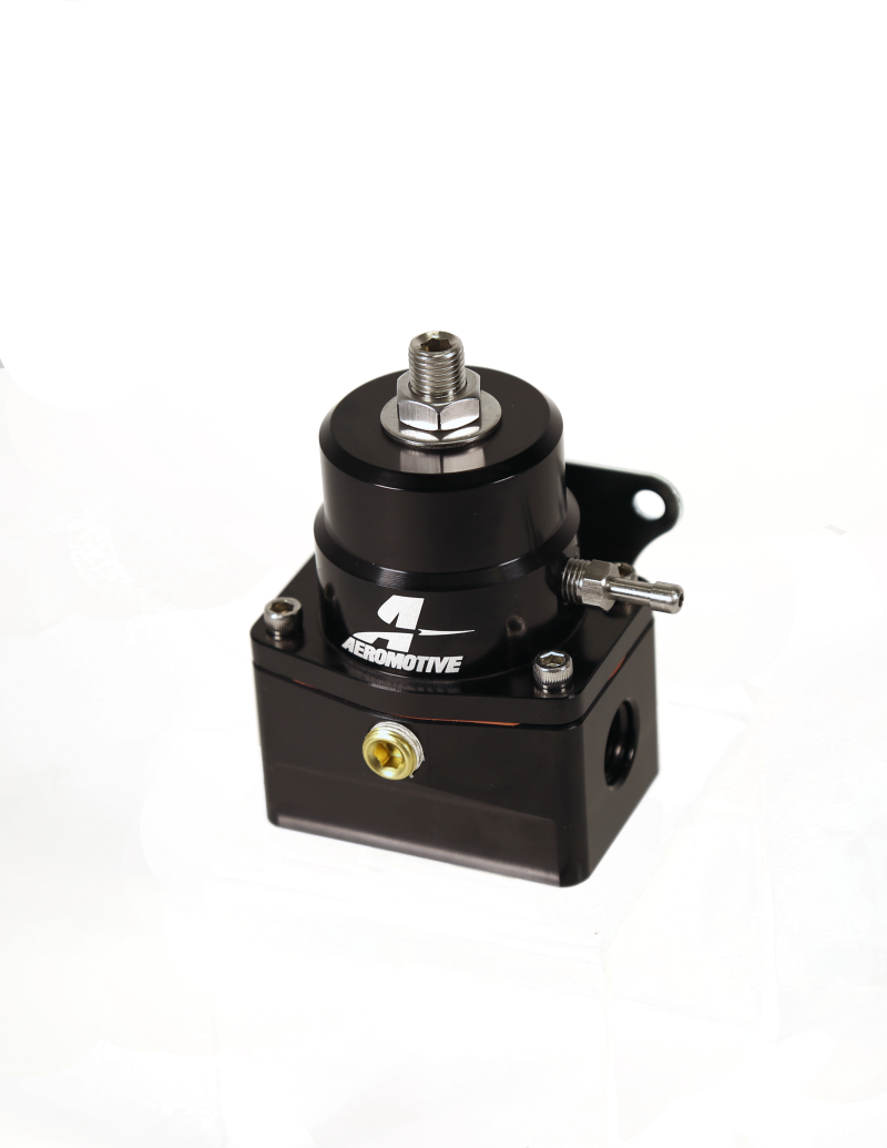 Aeromotive A1000-6 Injected Bypass Adjustable EFI Regulator (2) -6 Inlet/(1) -6 Return - Black Aeromotive Fuel Pressure Regulators  AXOPROS