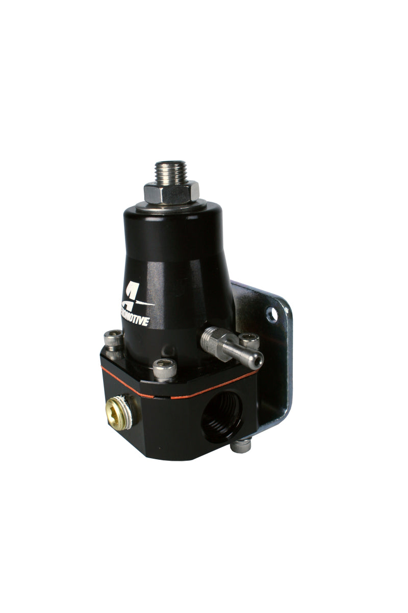 Aeromotive Adjustable Regulator Billet EFI Bypass - (2) -6 Inlets/(1) -6 Return - Black Aeromotive Fuel Pressure Regulators  AXOPROS