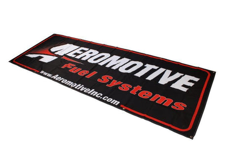 Aeromotive Banner - 32in x 92in (Black/Red) Aeromotive Marketing  AXOPROS