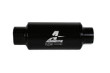Aeromotive In-Line Filter 10AN 10 Micron Microglass Element Bright-Dip Black 2in OD Aeromotive Fuel Filters  AXOPROS