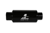 Aeromotive In-Line Filter 10AN 10 Micron Microglass Element Bright-Dip Black 2in OD Aeromotive Fuel Filters  AXOPROS