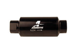 Aeromotive In-Line Filter 10AN 10 Micron Microglass Element Bright-Dip Black 2in OD Aeromotive Fuel Filters  AXOPROS