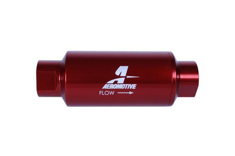 Aeromotive In-Line Filter - (AN-10) 10 Micron Microglass Element Red Anodize Finish Aeromotive Fuel Filters  AXOPROS