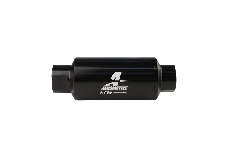 Aeromotive In-Line Filter - AN-10 - Black - 10 Micron Aeromotive Fuel Filters  AXOPROS
