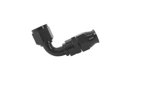Aeromotive PTFE Hose End - AN-08 - 90 Deg - Black Anodized Aeromotive Fittings  AXOPROS