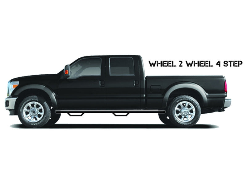 N-Fab Nerf Step 2019 Dodge Ram 1500 Crew Cab 5.7ft Bed - Gloss Black - Cab Length - 3in N-Fab Side Steps  AXOPROS