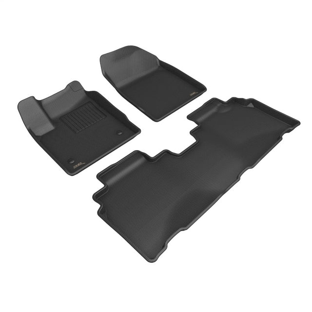3D Maxpider 2024 Chevrolet Blazer Ev Kagu Black R1 R2 3D MAXpider Floor Mats - Rubber  AXOPROS