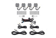 Diode Dynamics Diode Dyamics Rock Light - Red/White - M8 4-Pack Light Accessories and Wiring aftermarket performance part