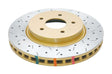 DBA 8/98+ Nissan Skyline R34 GTT Front Crossdrilled Slotted 4000 Series Rotor DBA Brake Rotors - Slotted  AXOPROS