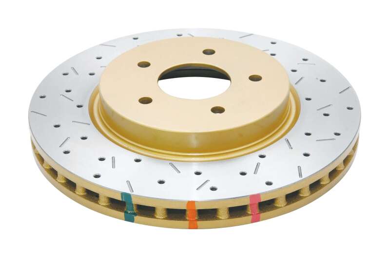 DBA 8/98+ Nissan Skyline R34 GTT Front Crossdrilled Slotted 4000 Series Rotor DBA Brake Rotors - Slotted  AXOPROS