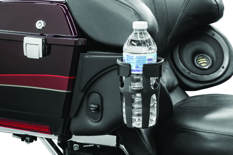 Kuryakyn Reflex Drink Holder-Passenger Mount Black Kuryakyn Cup Holders  AXOPROS