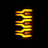 AlphaRex AlphaRex 14-18 GMC Sierra 1500/2500HD/3500HD LUXX-Series LED Tail Lights Blk w/Actv Light & Seq. Sig Tail Lights aftermarket performance part