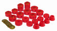 Prothane 80-96 Ford F100/350 2/4wd Body Mount - Red Prothane Bushing Kits  AXOPROS
