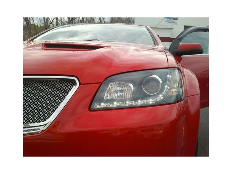 Spyder Pontiac G8 08-09 Projector Headlights DRL Black High H1 Low H7 PRO-YD-PG808-DRL-BK SPYDER Headlights  AXOPROS