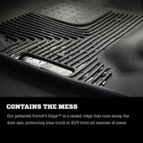 Husky Liners 11-15 Jeep Wrangler 2 Door X-Act Contour Black 2nd Row Floor Liners Husky Liners Floor Mats - Rubber  AXOPROS