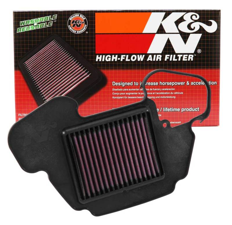 K&N 2013-2015 Honda Grom 125/MSX125 Air Filter K&N Engineering Air Filters - Direct Fit  AXOPROS