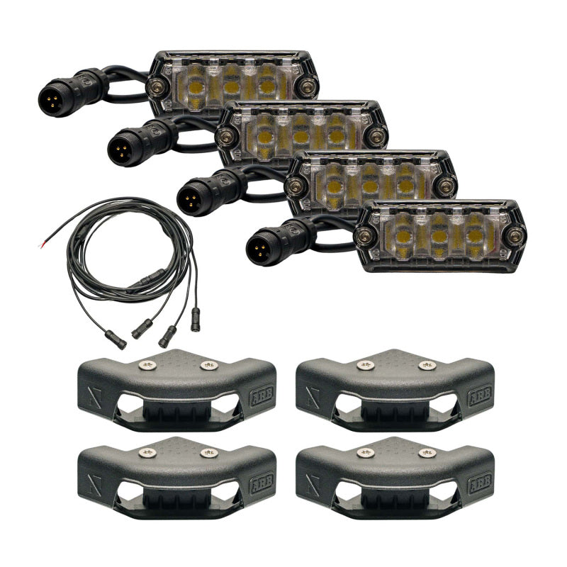 ARB ARB Nacho Nano BASE Rack Corner Cap 4-Light Kit Wire Loom aftermarket performance part