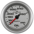 AutoMeter Gauge Oil Temp 2-5/8in. 140-280 Deg. F Mechanical Ultra-Lite II AutoMeter Gauges  AXOPROS