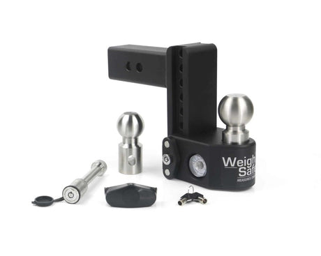 Weigh Safe Weigh Safe 6in Drop Hitch w/Built-in Scale & 2.5in Shank (10K/22K GTWR) w/WS05 - Steel Hitch Ball Mounts aftermarket performance part
