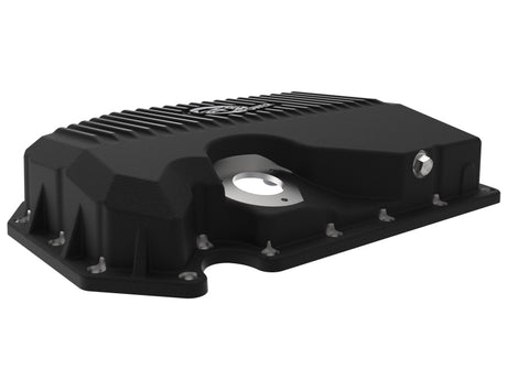 aFe 05-19 VW 1.8L/2.0L w/ Oil Sensor Engine Oil Pan Black POWER Street Series w/ Machined Fins aFe Diff Covers  AXOPROS