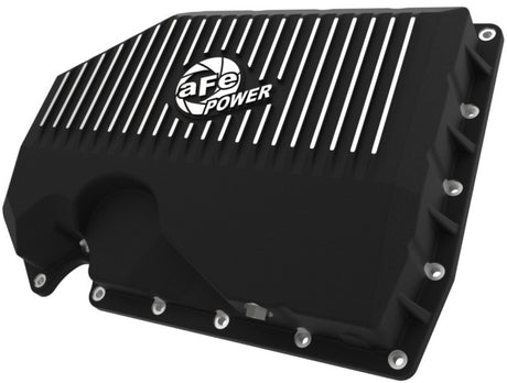 aFe 05-19 VW 1.8L/2.0L w/o Oil Sensor Engine Oil Pan Black POWER Street Series w/ Machined Fins aFe Diff Covers  AXOPROS
