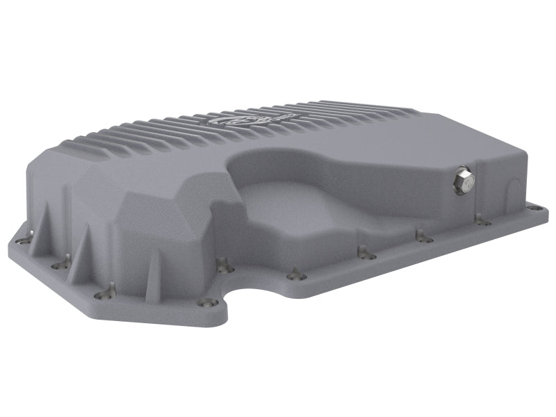 aFe 05-19 VW 1.8L/2.0L w/o Oil Sensor Engine Oil Pan Raw POWER Street Series w/ Machined Fins aFe Diff Covers  AXOPROS
